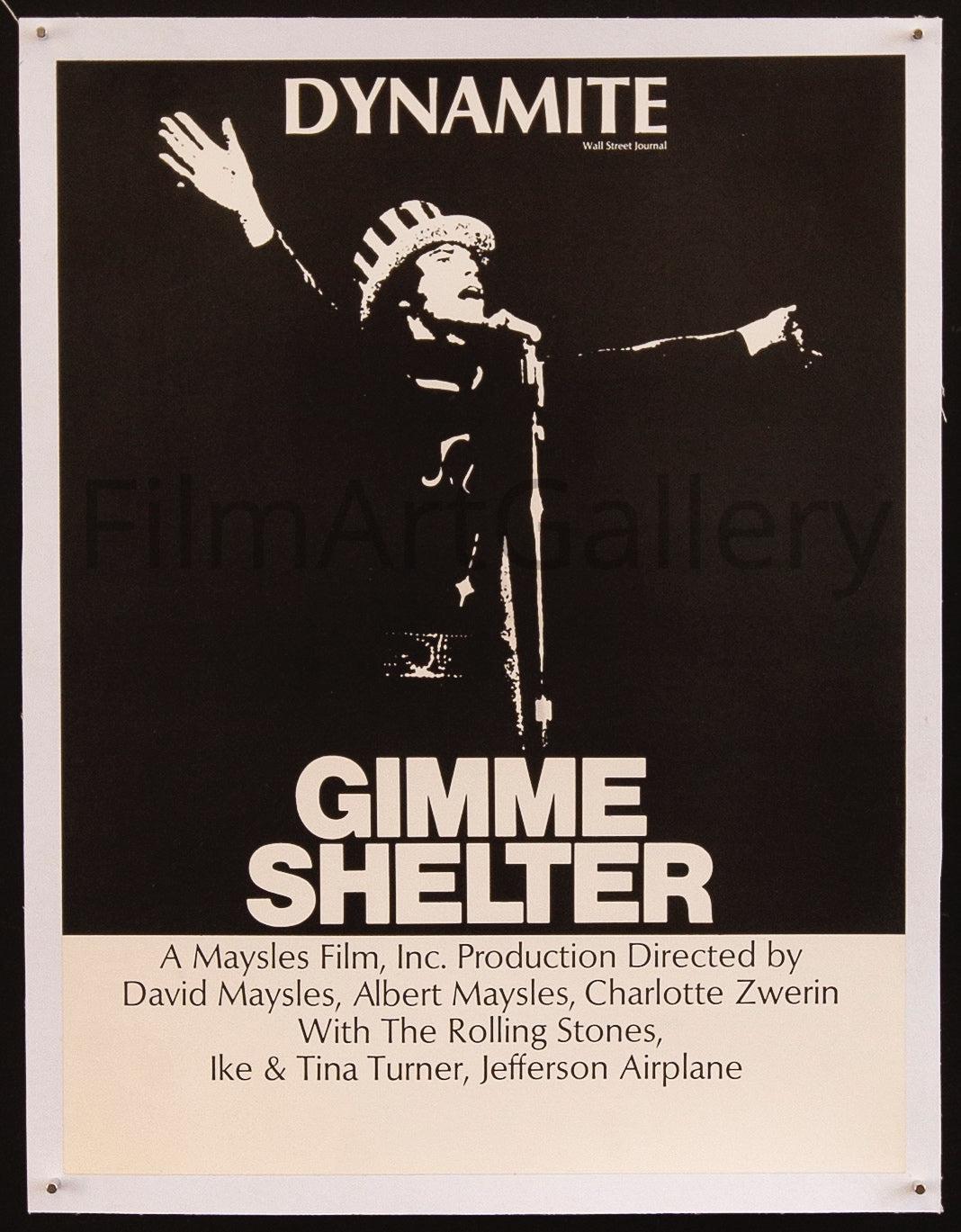 Gimme Shelter Original Vintage Movie Poster