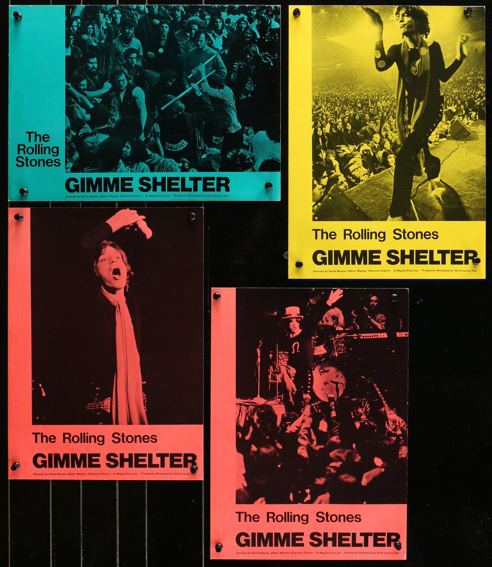 Gimme Shelter Original Vintage Movie Poster