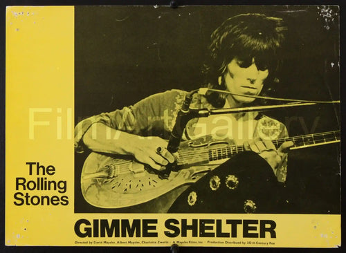 Gimme Shelter Original Vintage Movie Poster