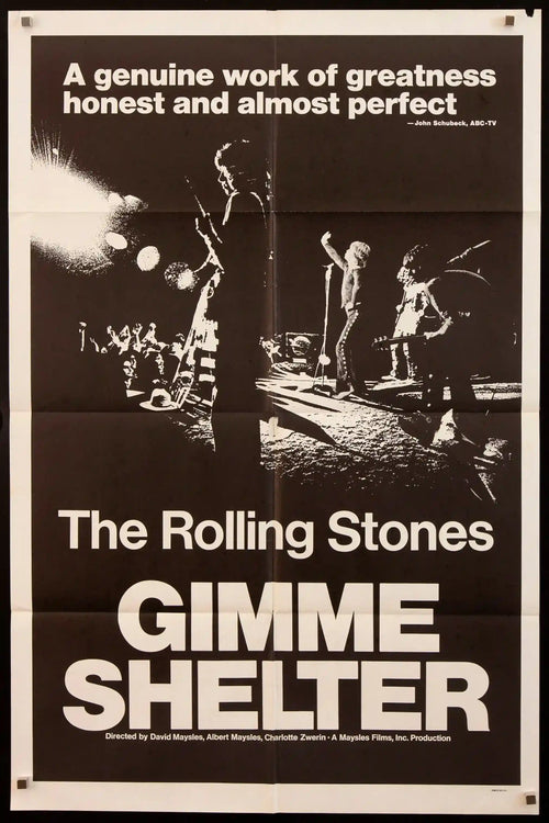 Gimme Shelter Original Vintage Movie Poster
