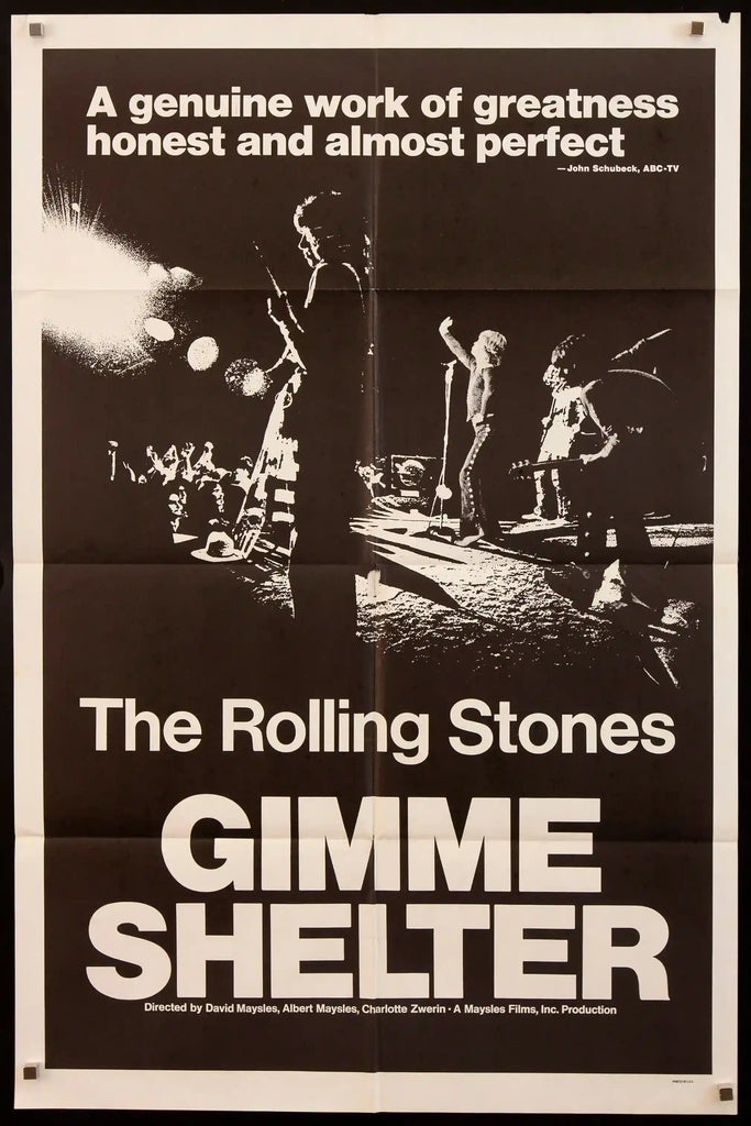 Gimme Shelter Movie Poster 1970 1 Sheet (27x41)