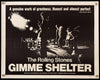Gimme Shelter Original Vintage Movie Poster