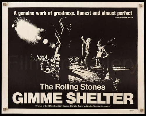 Gimme Shelter Original Vintage Movie Poster