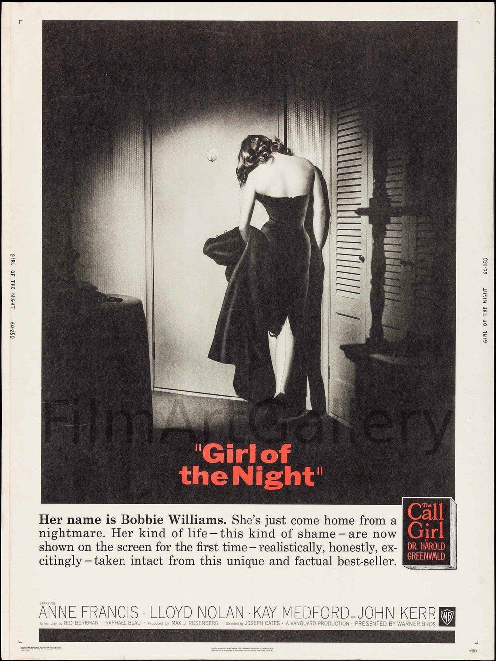 Girl of the Night Original Vintage Movie Poster