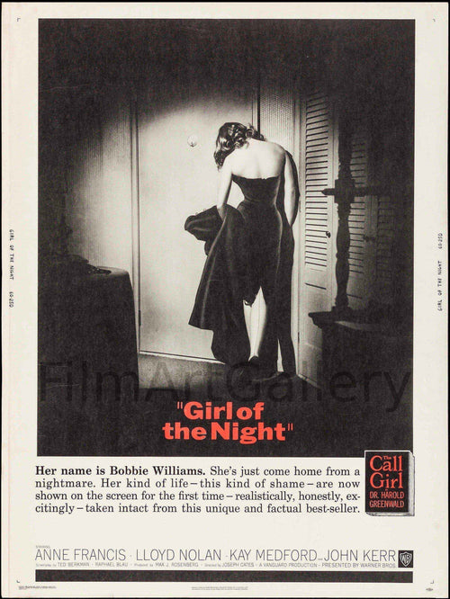 Girl of the Night Original Vintage Movie Poster