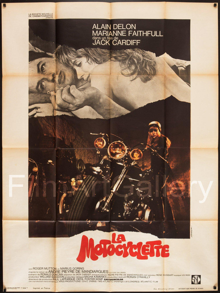Girl on a Motorcycle (Naked Under Leather) Original Vintage Movie Poster