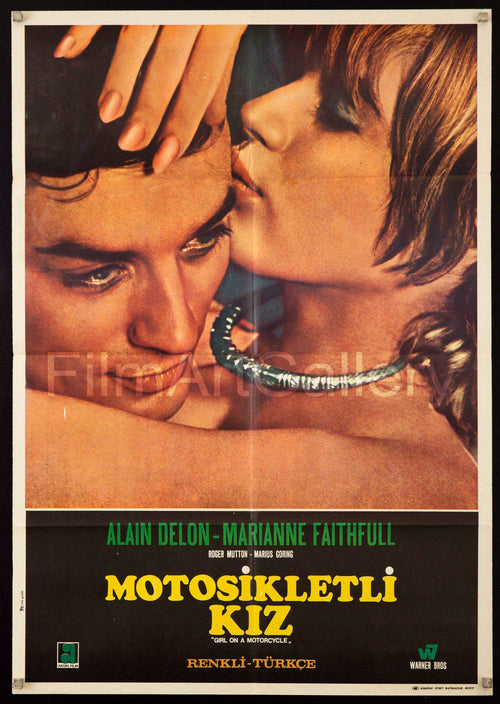 Girl on a Motorcycle (Naked Under Leather) Original Vintage Movie Poster