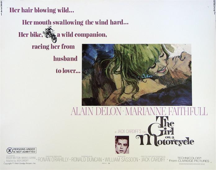 Girl on a Motorcycle (Naked Under Leather) Original Vintage Movie Poster