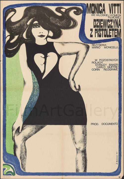 Girl with a Pistol Original Vintage Movie Poster