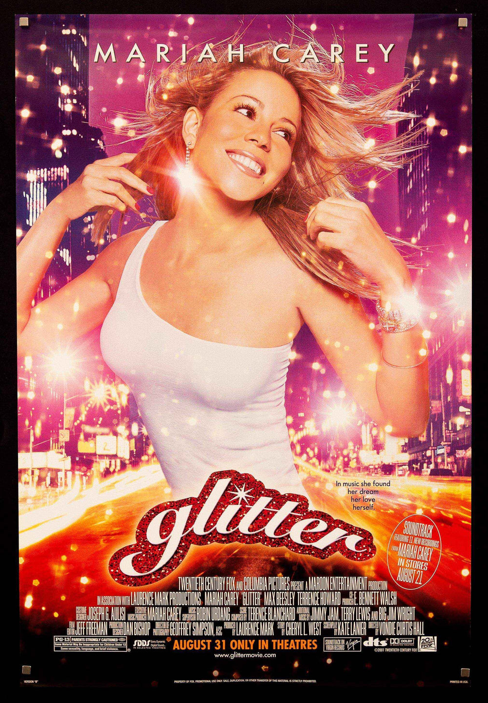 Glitter Original Vintage Movie Poster