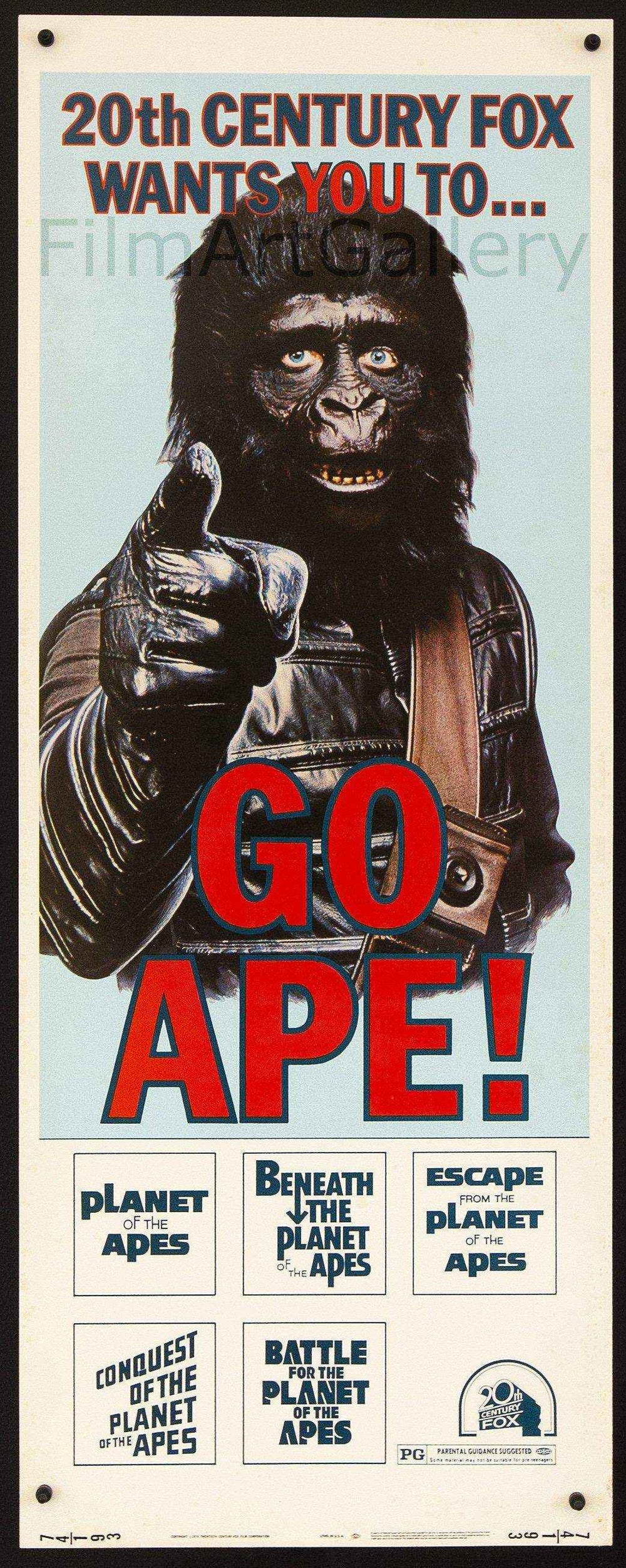 Go Ape! Original Vintage Movie Poster