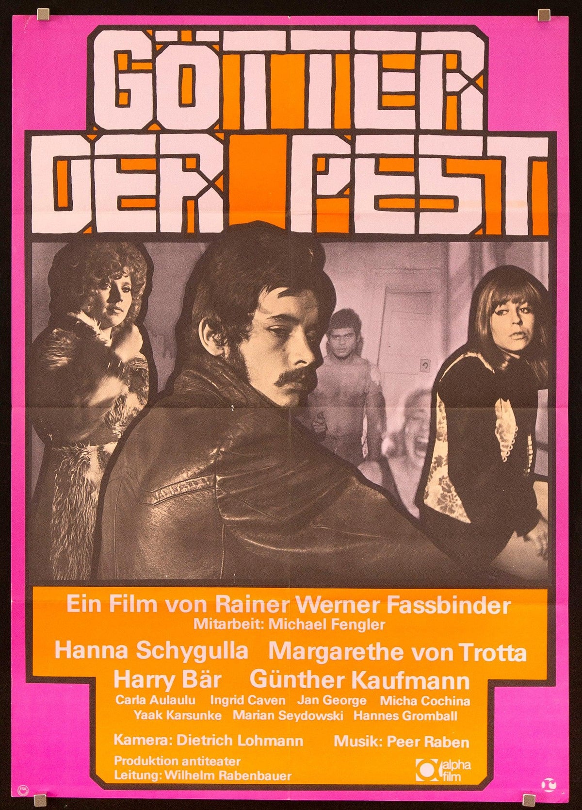 Gods of the Plague (Gotter der Pest) Original Vintage Movie Poster