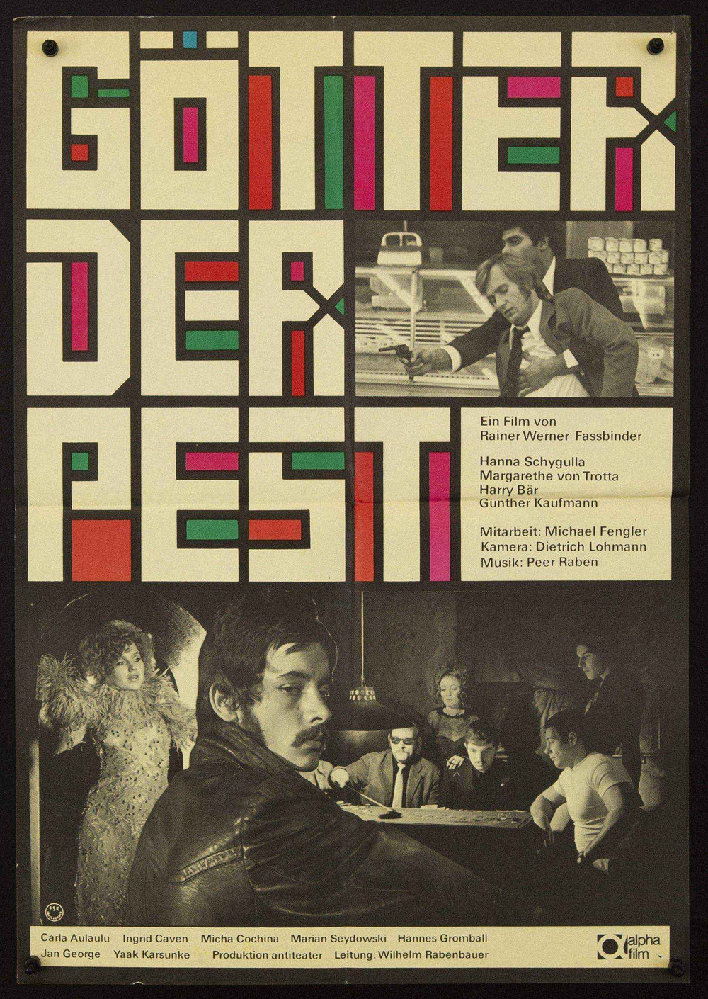 Gods of the Plague (Gotter der Pest) Original Vintage Movie Poster