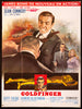 Goldfinger French 1 panel (47x63) Original Vintage Movie Poster