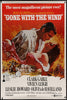 Gone With the Wind 40x60 Original Vintage Movie Poster