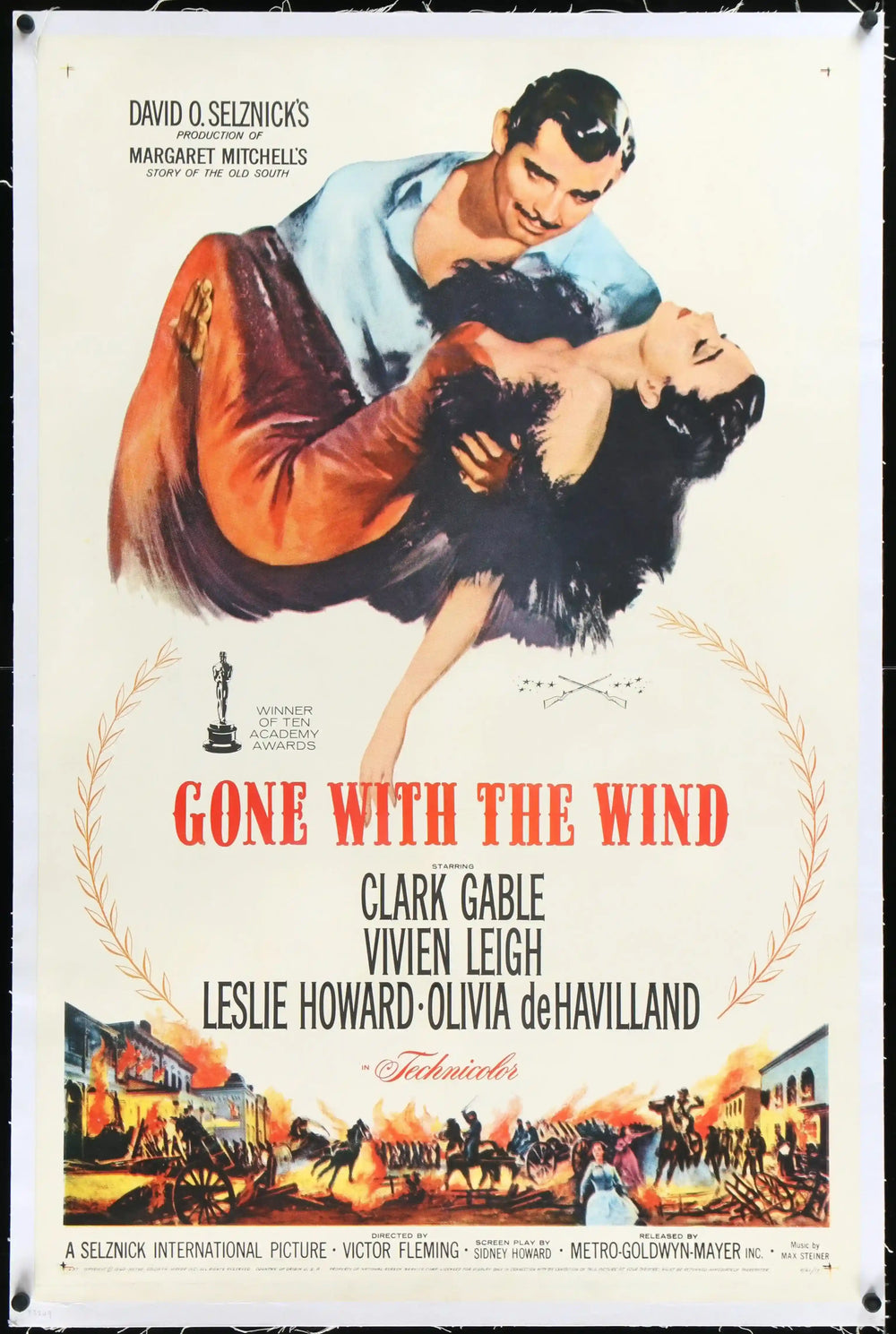 Gone With the Wind Original Vintage Movie Poster