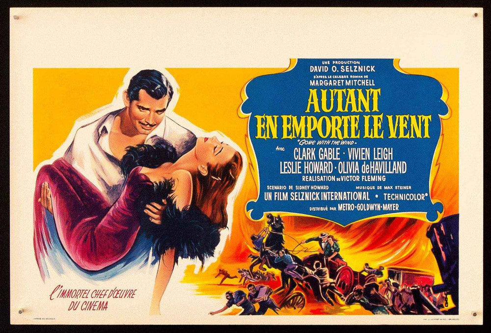 Gone With the Wind Original Vintage Movie Poster