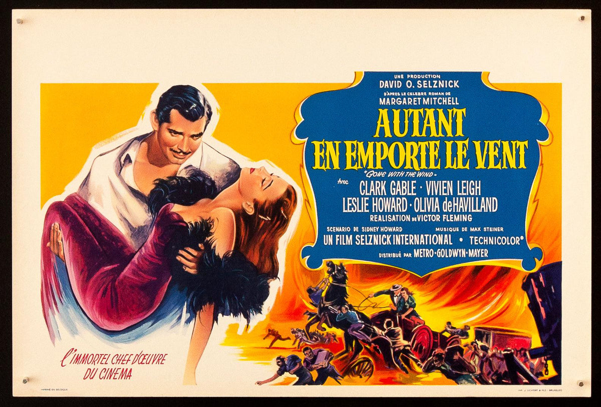 Gone With the Wind Original Vintage Movie Poster