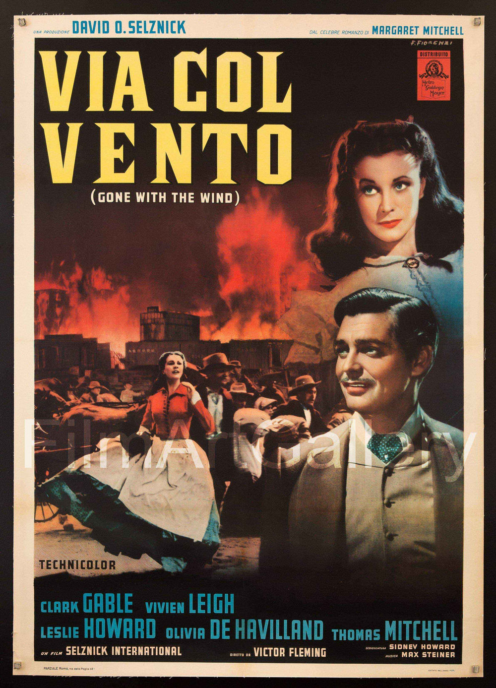 Gone With the Wind Original Vintage Movie Poster