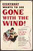 Gone With the Wind Original Vintage Movie Poster