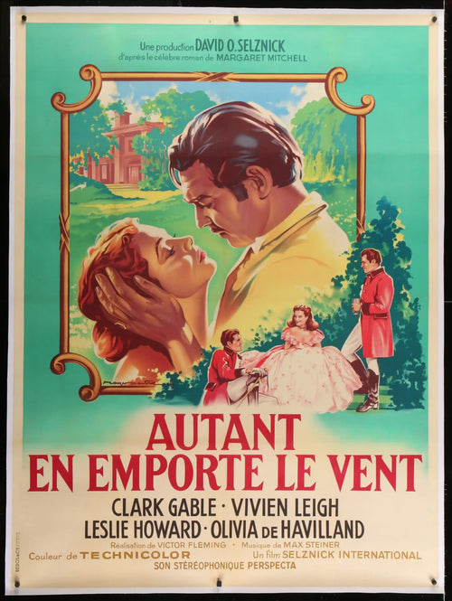 Gone With the Wind Original Vintage Movie Poster