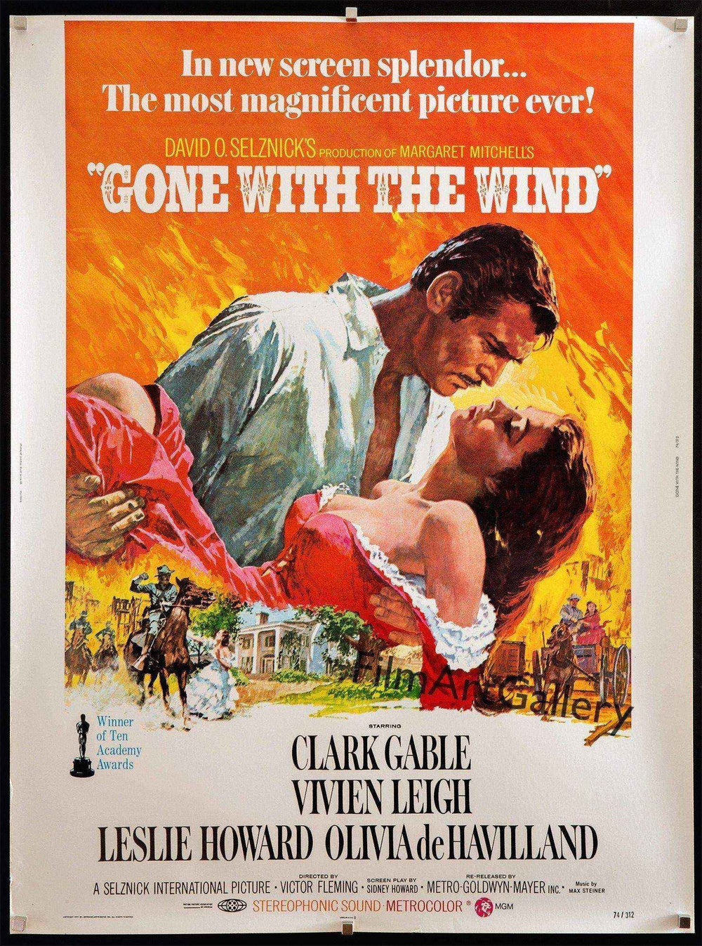 Gone With the Wind Original Vintage Movie Poster