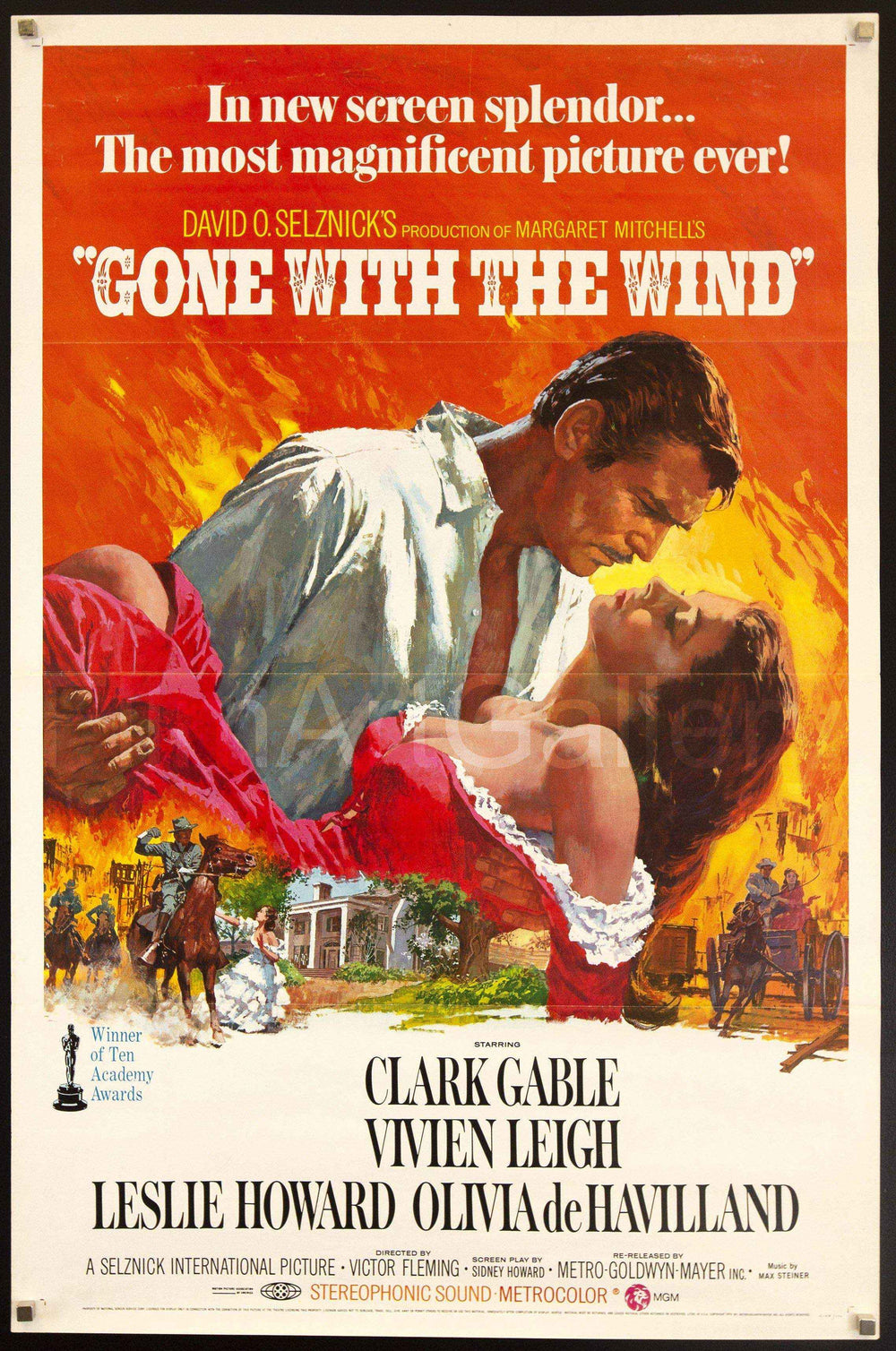 Gone With the Wind Original Vintage Movie Poster