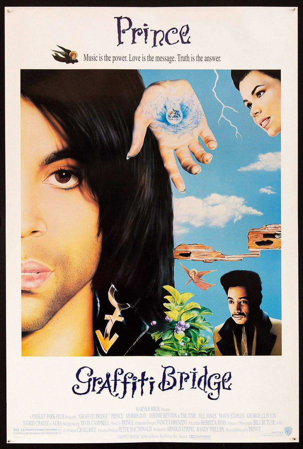 Graffiti Bridge Original Vintage Movie Poster