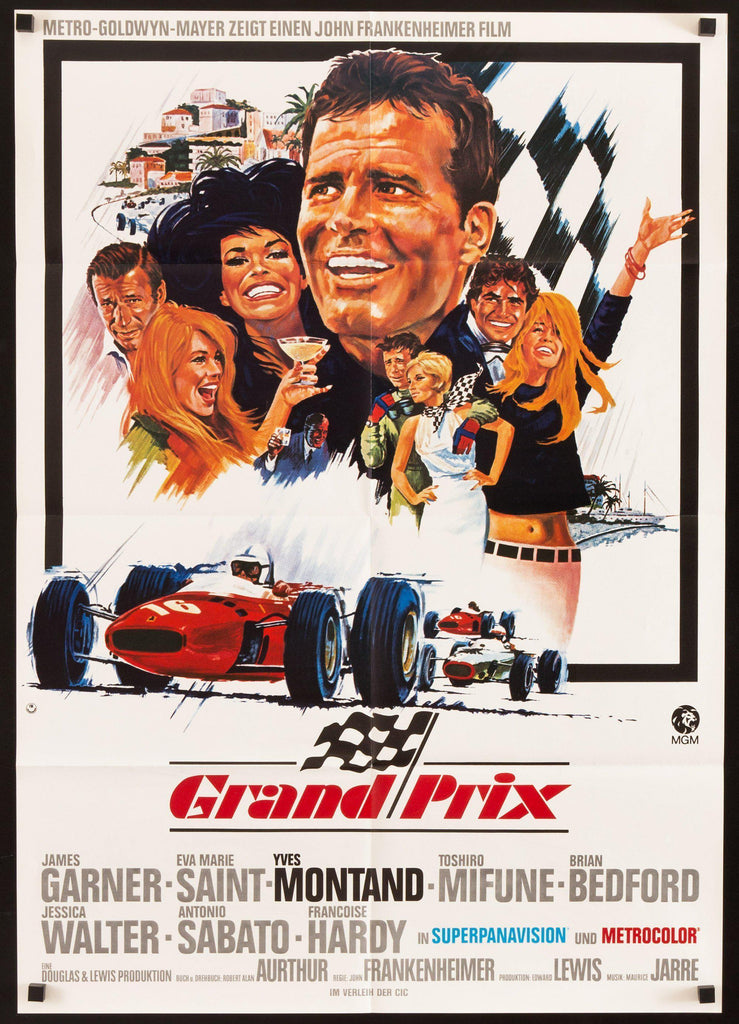 Grand Prix Original Vintage Movie Poster