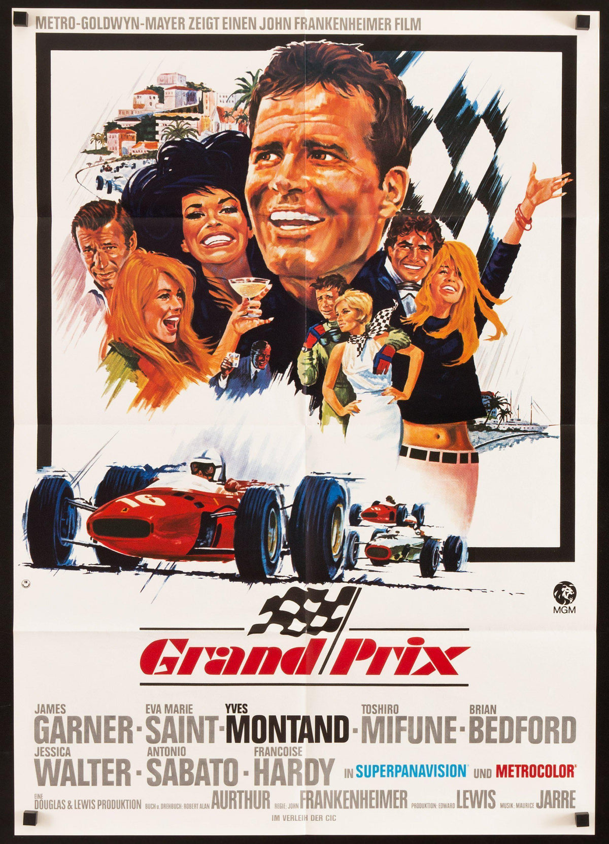 Grand Prix Original Vintage Movie Poster