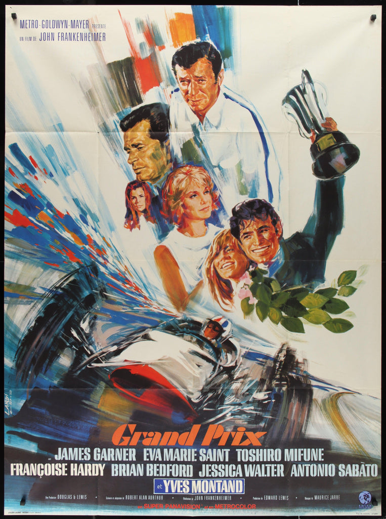 Grand Prix Original Vintage Movie Poster