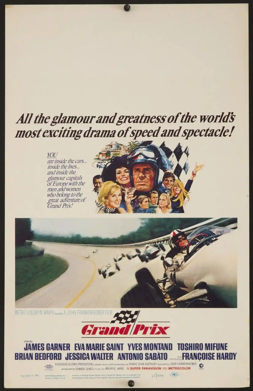 Grand Prix Original Vintage Movie Poster