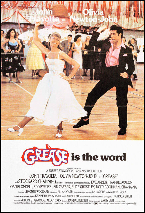 Grease Original Vintage Movie Poster