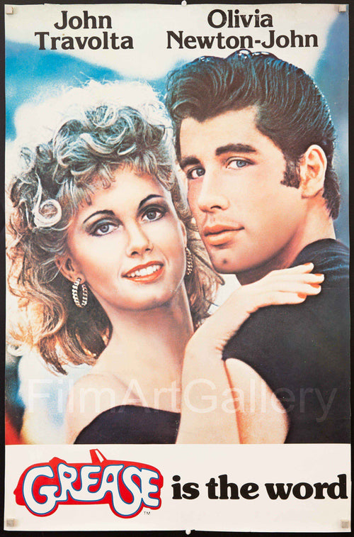 Grease Original Vintage Movie Poster
