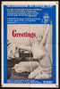 Greetings 1 Sheet (27x41) Original Vintage Movie Poster