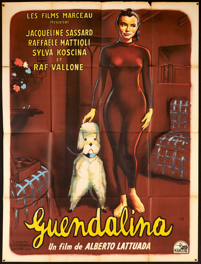 Guendalina French 1 panel (47x63) Original Vintage Movie Poster