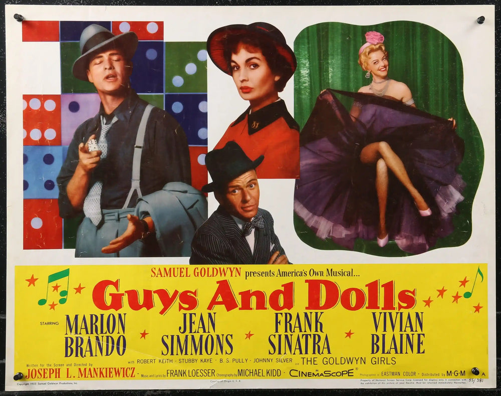 Guys and Dolls Original Vintage Movie Poster