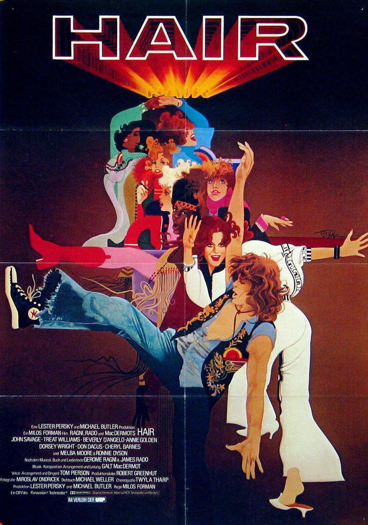 Hair Original Vintage Movie Poster