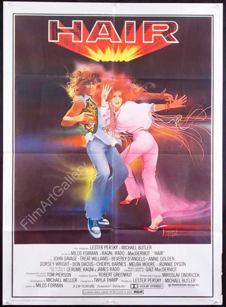 Hair Original Vintage Movie Poster