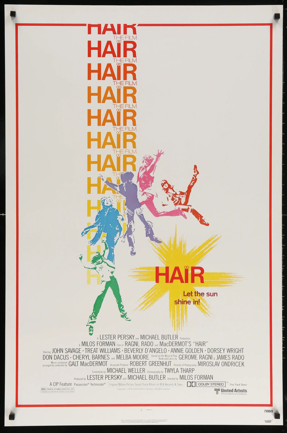Hair Original Vintage Movie Poster