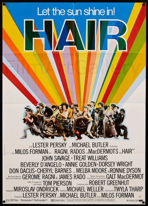 Hair Original Vintage Movie Poster