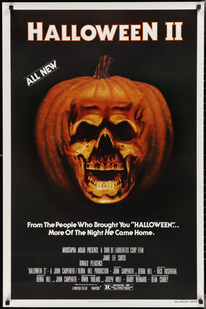 Halloween 2 Original Vintage Movie Poster