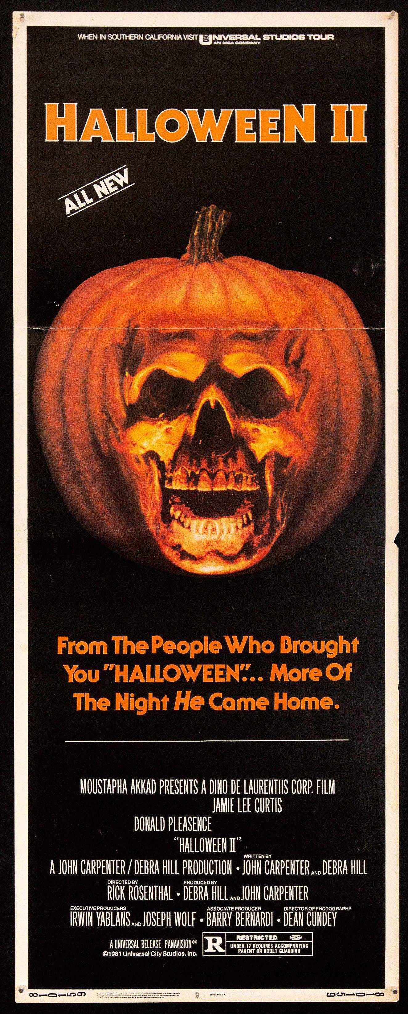 Halloween 2 Original Vintage Movie Poster