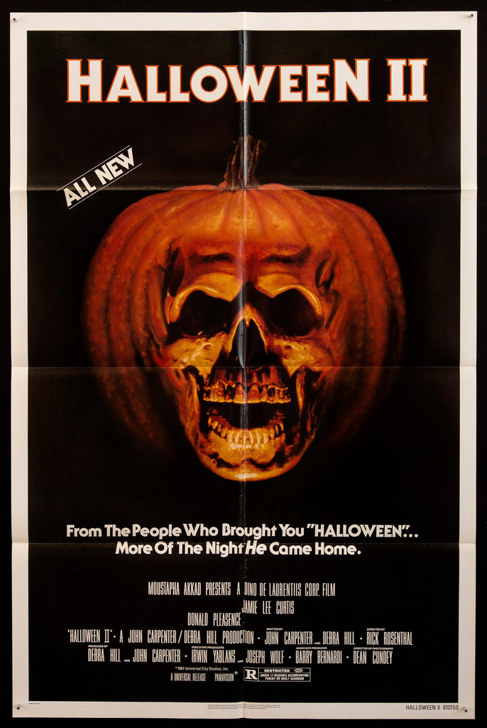 Halloween 2 Original Vintage Movie Poster
