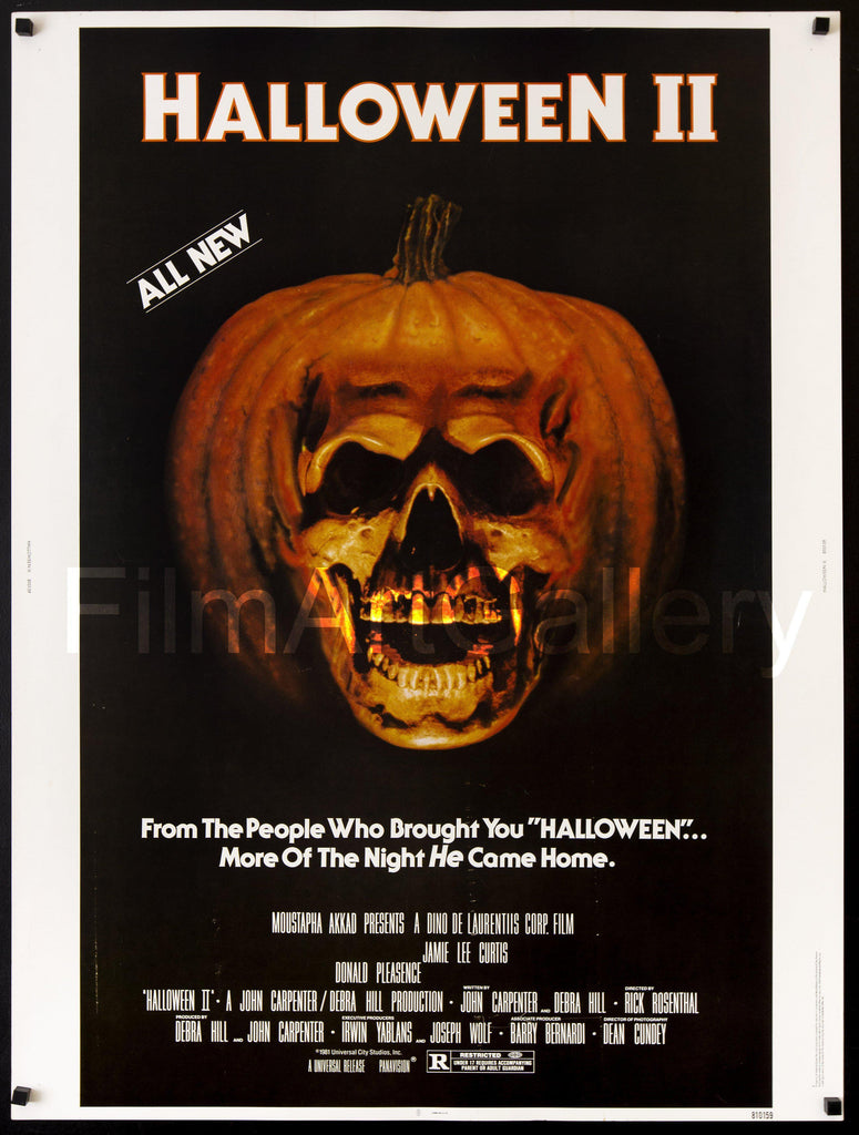 Halloween 2 Original Vintage Movie Poster