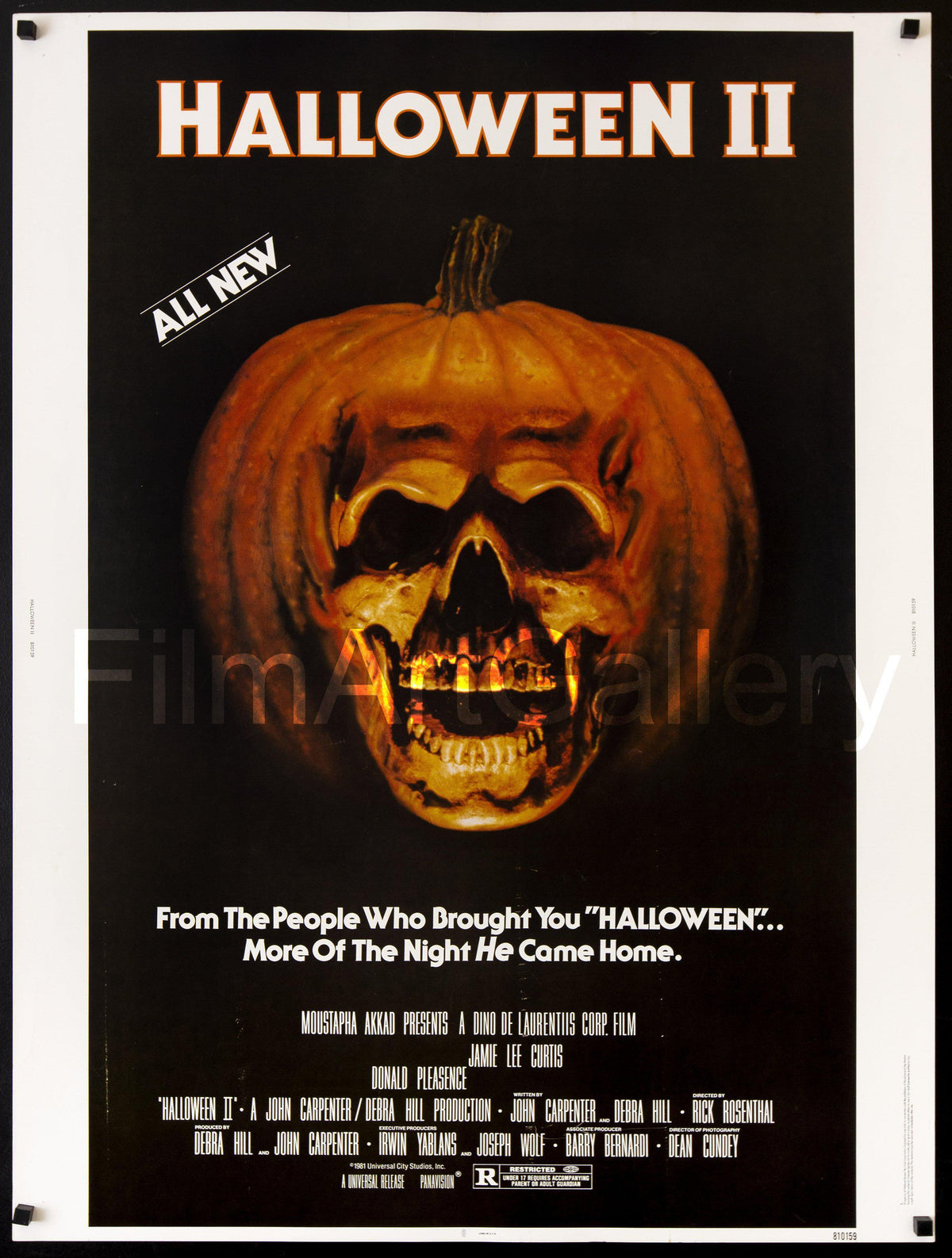 Halloween 2 Original Vintage Movie Poster