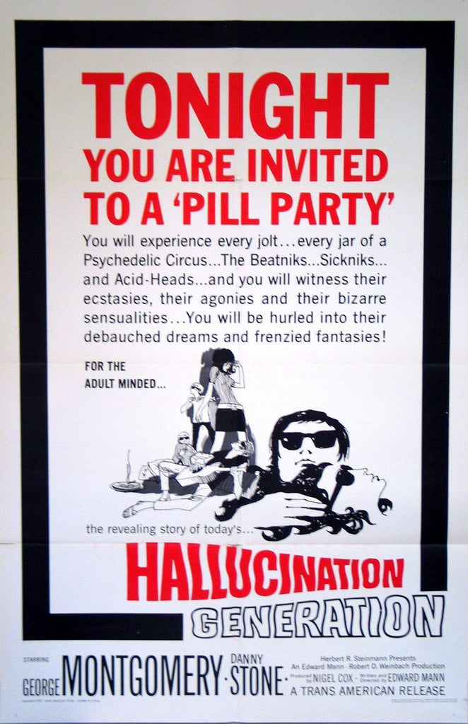 Hallucination Generation 1 Sheet (27x41) Original Vintage Movie Poster
