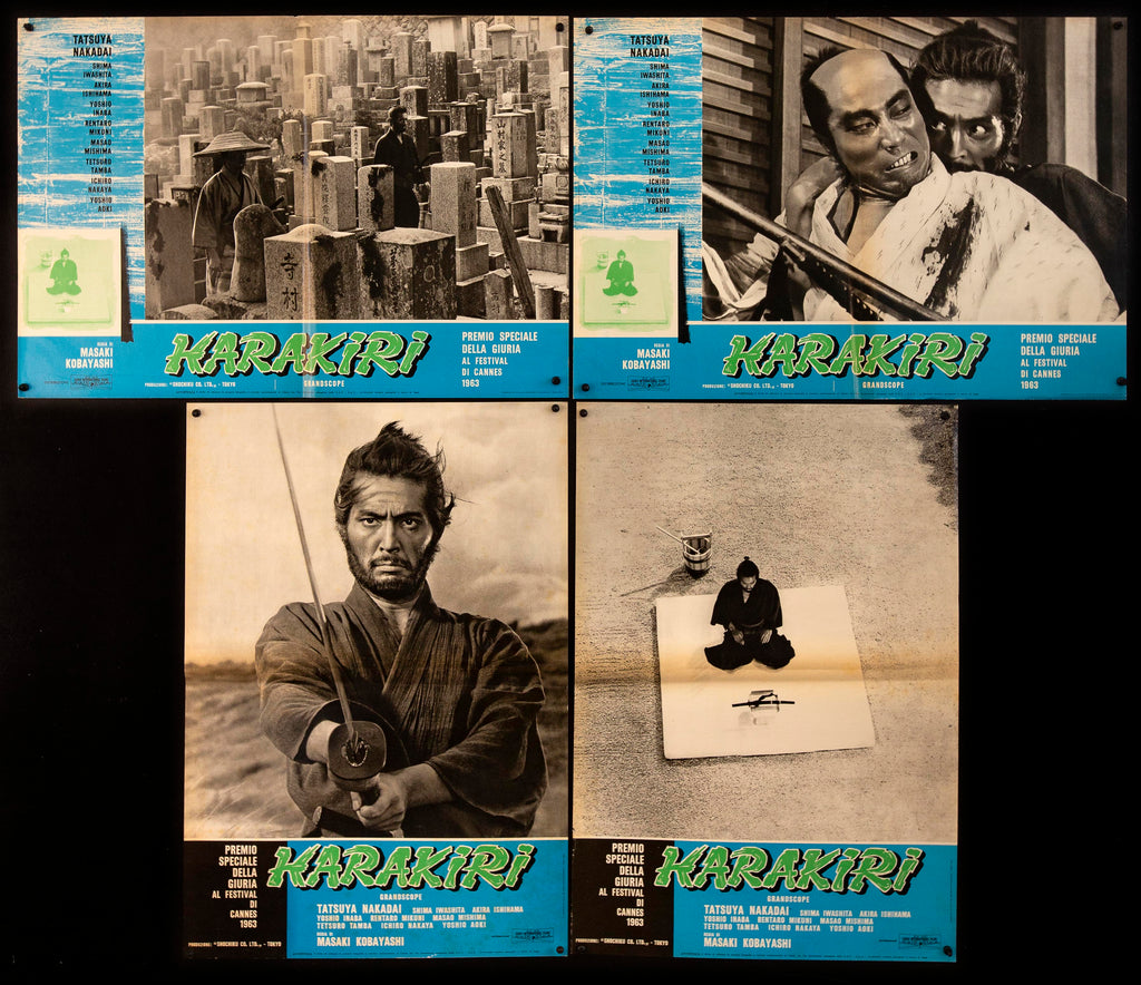 Harakiri Italian Photobusta (18x26) Original Vintage Movie Poster