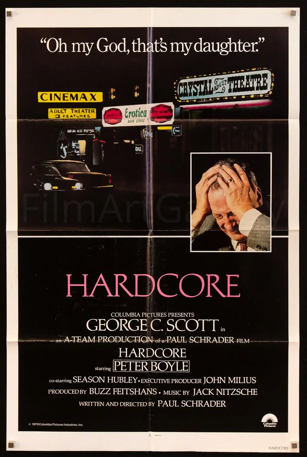 Hardcore Original Vintage Movie Poster