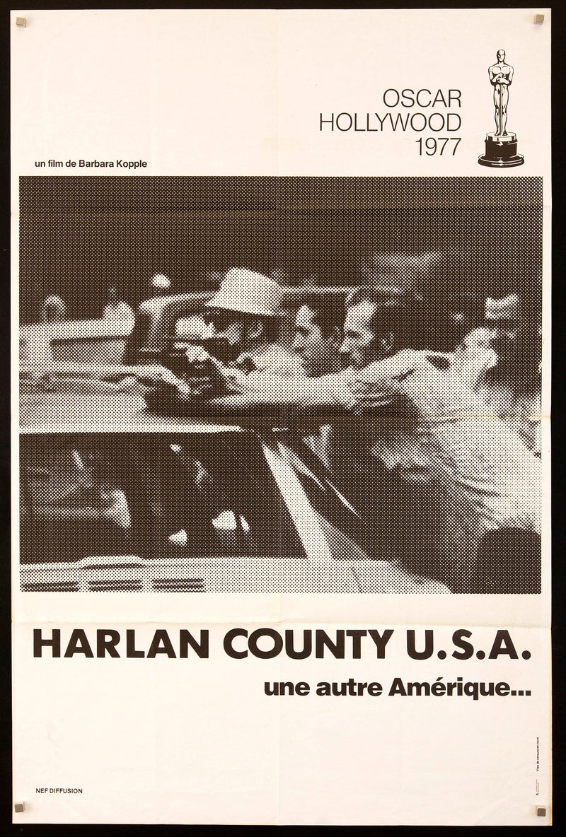 Harlan County U.S.A. French medium (31x47) Original Vintage Movie Poster